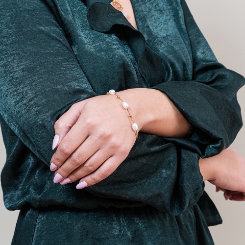 Браслет Fiore Luna PERLE, CB03167-2 BW/G фото 4